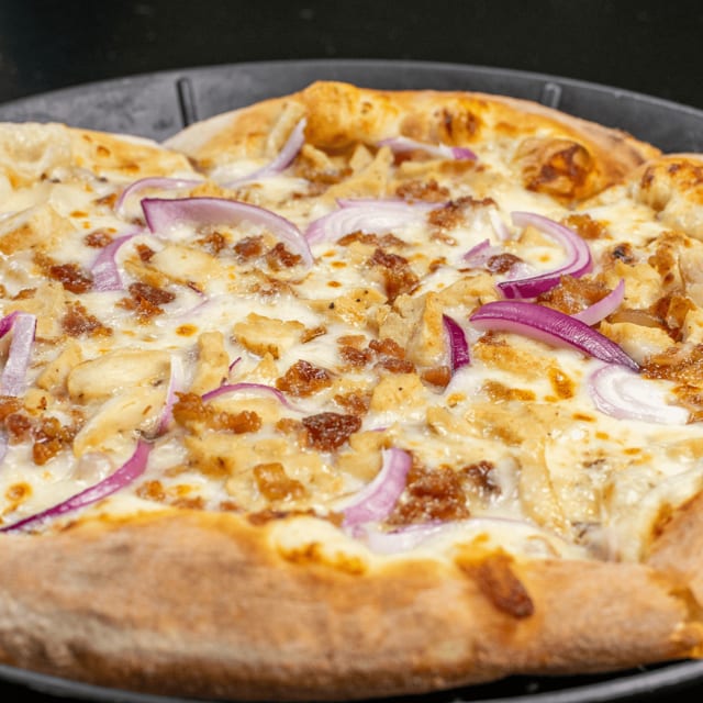 Funky Chicken Pizza.